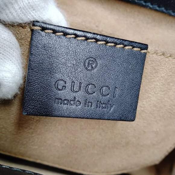 641602BA (X6) Gucci Shoulder Bag Brown PVC - Picture 7 of 9